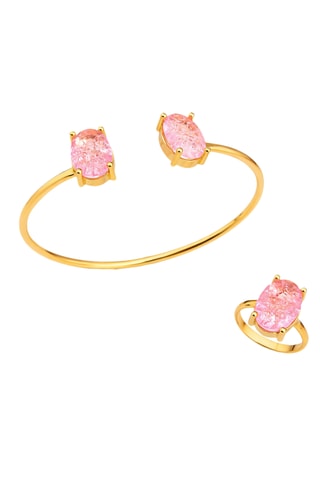 Parure - Dorato e rosa