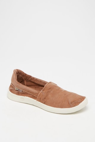 Slip-on en coton biologique Corail - Rose clair