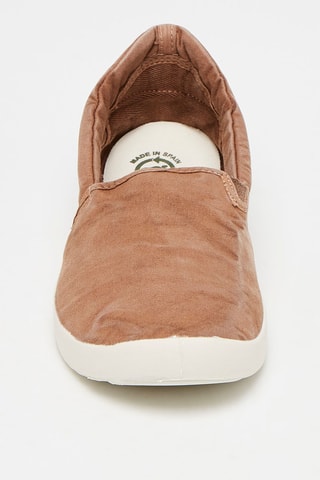 Slip-on en coton biologique Corail - Rose clair