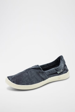 Slip-on en coton biologique Corail - Bleu marine