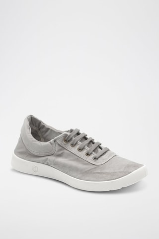 Tennis en coton biologique Jaune - Gris