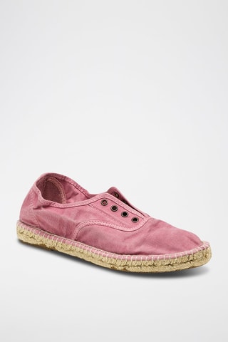 Espadrillas in cotone bio Rosa - Rosa