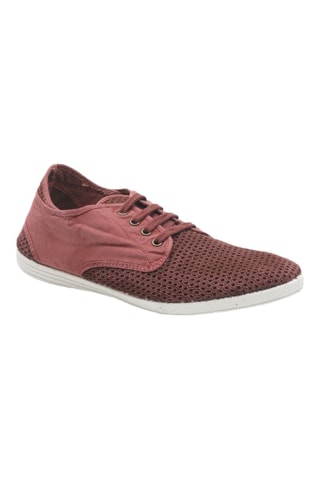 Tennis en coton biologique Beige - Bordeaux