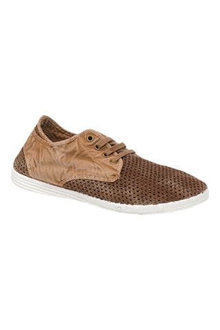 Tennis en coton biologique Beige - Rose clair