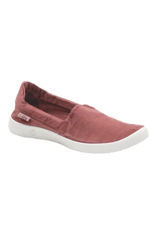 Slip-on en coton biologique Corail - Bordeaux