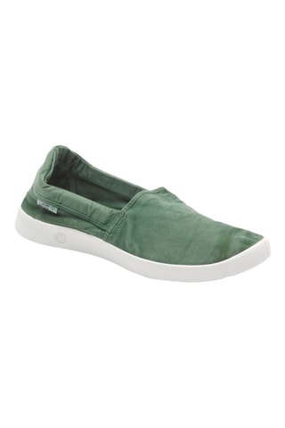 Slip-on en coton biologique Corail - Vert
