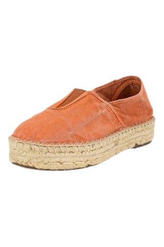 Espadrillas in cotone bio Senape - Arancione