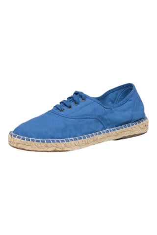 Tennis en coton biologique Vieux rose  - Bleu
