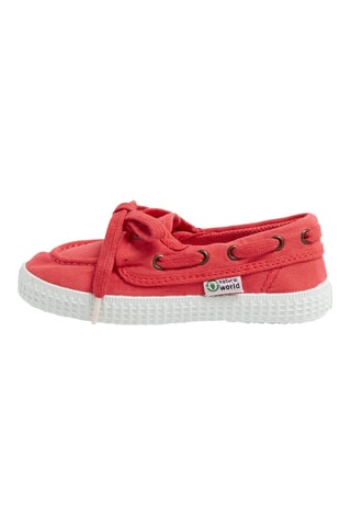 Chaussures bateau - Rouge