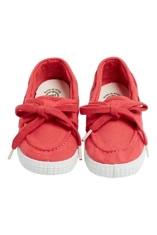 Chaussures bateau - Rouge