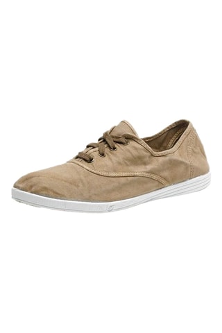 Tennis en coton biologique Gris foncé - Beige