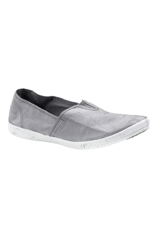 Slip-on en coton biologique Bleu clair - Gris