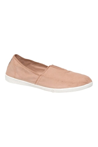 Slip-on en coton biologique Bleu clair - Rose clair