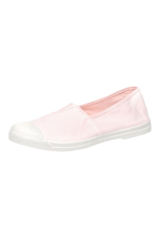 Slip-on en coton biologique Blanc - Rose