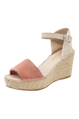 Espadrillas con zeppa - Arancione
