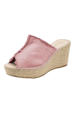 Ciabatte con zeppa - Rosa