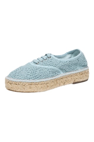 Espadrillas in cotone bio Rosso - Blu
