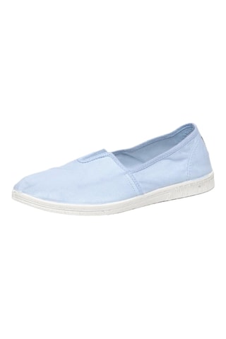 Slip-on en coton biologique Bleu clair - Bleu