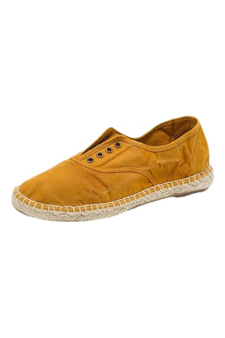 Espadrillas in cotone bio Rosa - Marrone