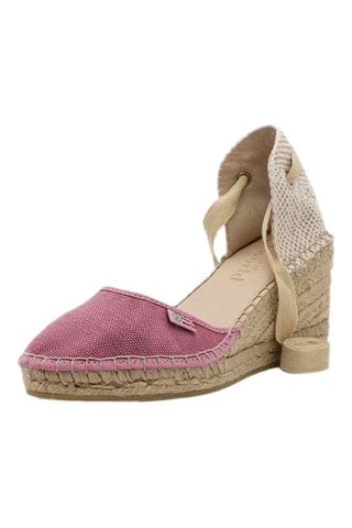 Espadrillas con zeppa - Rosa