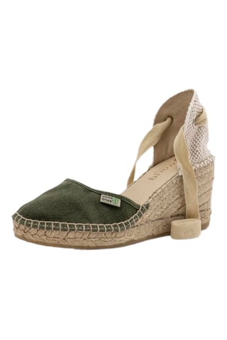 Espadrillas con zeppa - Kaki