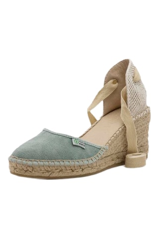 Espadrillas con zeppa - Blu