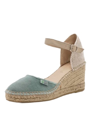 Espadrillas con zeppa - Blu