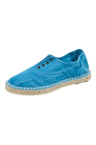 Espadrillas in cotone bio Rosa - Turchese