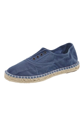 Espadrillas in cotone bio Rosa - Blu