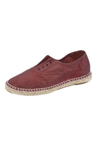 Espadrillas in cotone bio Rosa - Bordeaux