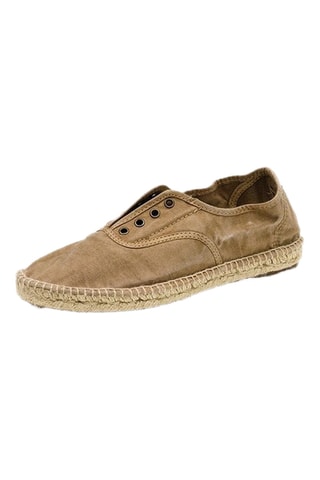 Espadrillas in cotone bio Rosa - Beige