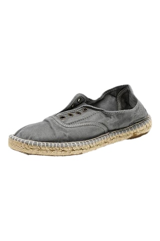 Espadrillas in cotone bio Rosa - Grigio