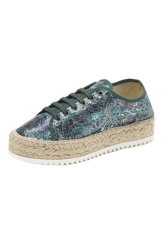 Sneakers platform - Verde