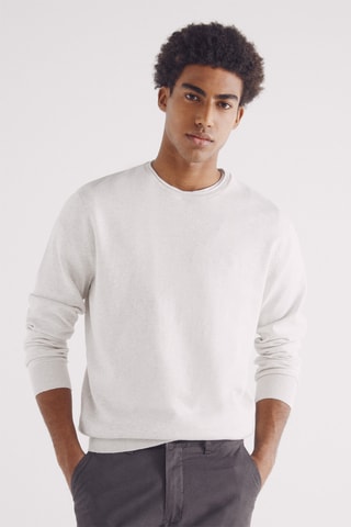 Maglia - Grigio chiaro melange