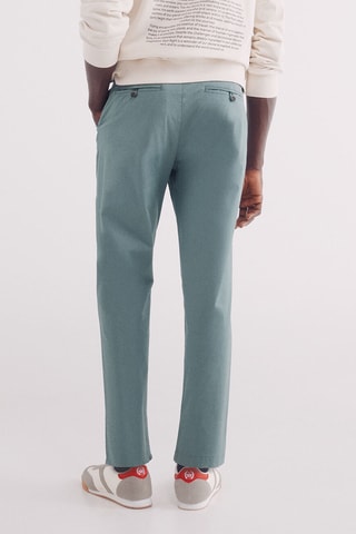 Pantaloni chino - Celeste