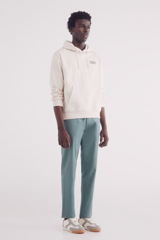 Pantaloni chino - Celeste