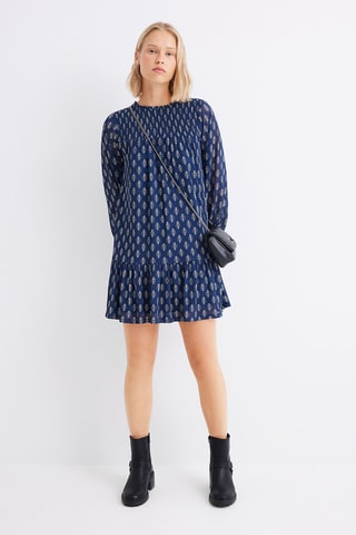 Abito taglio dritto - Navy