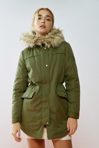 Parka con cappuccio - Verde