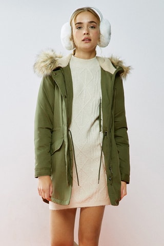 Parka con cappuccio - Verde