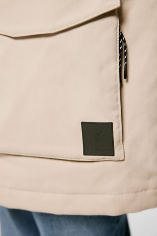 Parka con cappuccio - Beige