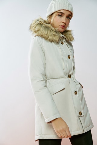 Parka con cappuccio - Verde