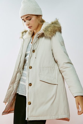 Parka con cappuccio - Verde