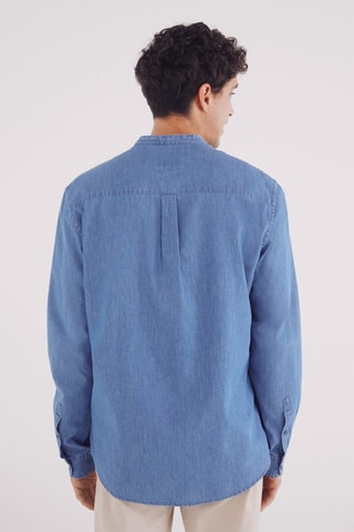 Camicia in jeans - Azzurro