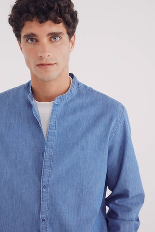 Camicia in jeans - Azzurro