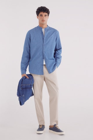 Camicia in jeans - Azzurro