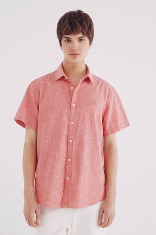 Camicia - Rosso melange