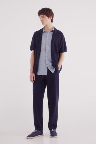 Camicia - Navy melange