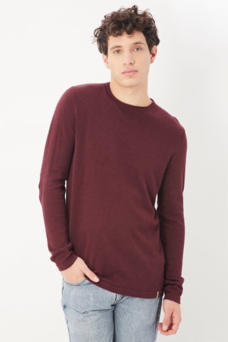 T-shirt - Bordeaux melange