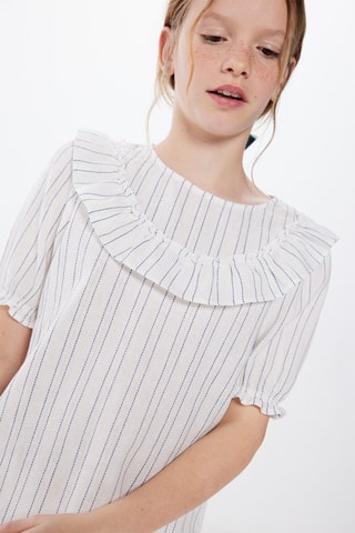 Blusa in lino - Bianco