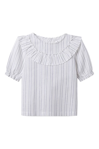 Blusa in lino - Bianco